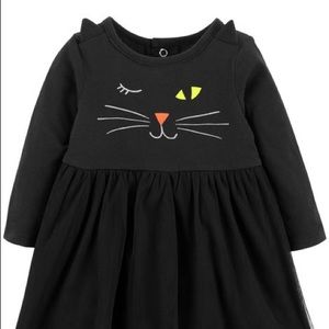 Black cat dress